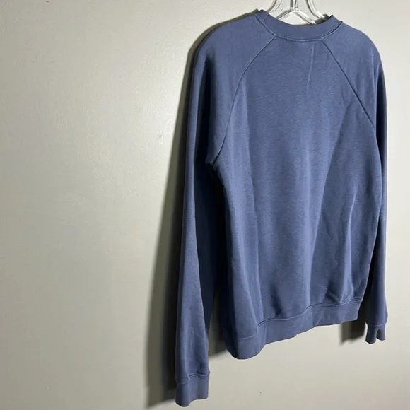 Nike Women’s Club Fleece Crewneck Sweatshirt Blue Cotton Blend Size XS. - Picture 9 of 11